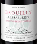 路易拉图萨布瑞（布鲁依村）红葡萄酒(Louis Latour Les Saburins, Brouilly, France)