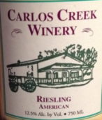 卡洛斯溪雷司令干白葡萄酒(Carlos Creek Winery Riesling, Minnesota, USA)