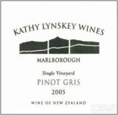 Kathy Lynskey Pinot Gris, Marlborough, New Zealand