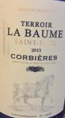 波美圣保罗科比埃干红葡萄酒(Terroir La Baume Saint-Paul Corbieres, France)