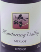 曼度嶸谷梅洛干紅葡萄酒(Mandurang Valley Merlot, Bendigo, Australia)