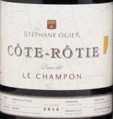 奧杰酒莊尚蓬紅葡萄酒(Michel & Stephane Ogier Lieu-Dit Champon, Cote Rotie, France)