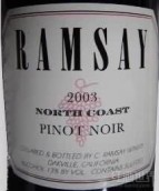 拉姆塞酒莊黑皮諾干紅葡萄酒(Ramsay Wines Pinot Noir, North Coast, USA)