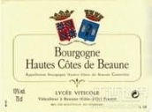 Lycee Viticole de Beaune Bourgogne Hautes-Cotes de Beaune, Burgundy, France