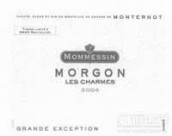 Mommesin Monternot Grande Exception Morgon Les Charmes, Beaujolais, France