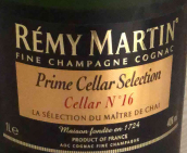 人頭馬酒莊大酒窖精選16號干邑白蘭地(Remy Martin Prime Cellar Selection No° 16 Cognac, Cognac, France)