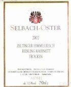 澤巴赫塞爾廷仙境園雷司令干型小房酒(Selbach-Oster Zeltinger Himmelreich Riesling Kabinett Trocken, Mosel, Germany)