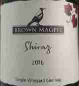 布朗喜鵲酒莊單一園設(shè)拉子紅葡萄酒(Brown Magpie Single Vineyard Shiraz, Geelong, Australia)