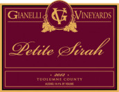 吉納利小西拉干紅葡萄酒(Gianelli Vineyards Petite Sirah, Tuolumne County, USA)