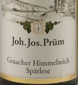 普朗格拉齐仙境园雷司令迟摘白葡萄酒(Joh. Jos. Prum Graacher Himmelreich Riesling Spatlese, Mosel, Germany)