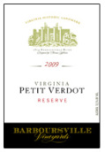 巴伯斯維爾珍藏小味而多干紅葡萄酒(Barboursville Vineyards Reserve Petit Verdot, Virginia, USA)