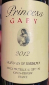 佳碧酒莊公主紅葡萄酒(Princess Gaby, Canon-Fronsac, France)