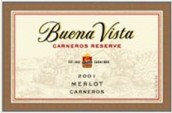 維斯塔卡納羅斯珍藏梅洛干紅葡萄酒(Buena Vista Winery Carneros Reserve Merlot, Napa Valley, USA)