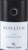 賽莎瑞酒莊瑞蘇藤桑嬌維塞紅葡萄酒(Umberto Cesari Resultum Sangiovese Rubicone IGT, Emilia-Romagna, Italy)