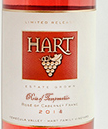 哈特丹魄桃紅葡萄酒(Hart Rose of Tempranillo, Temecula Valley, USA)