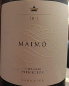 何塞普·格勞酒莊邁莫紅葡萄酒(Josep Grau Viticultor Maimo, Montsant, Spain)