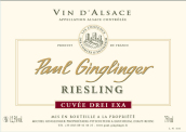 保羅琴格林艾克斯雷司令特釀干白葡萄酒(Domaine Paul Ginglinger Riesling Cuvee Drei Exa, Alsace, France)