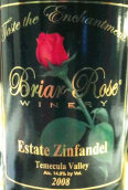 野薔薇莊園仙粉黛紅葡萄酒(Briar Rose Winery Estate Zinfandel, Temecula Valley, USA)