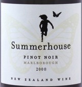 夏之屋黑皮諾紅葡萄酒(Summerhouse Pinot Noir, Marlborough, New Zealand)