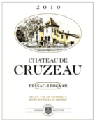 安德烈·鲁顿克鲁泽城堡干红葡萄酒(Vignobles Andre Lurton Chateau de Cruzeau, Pessac-Leognan, France)