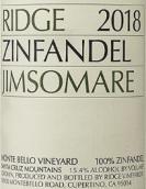 山脊酒莊吉姆索馬爾園仙粉黛紅葡萄酒(Ridge Vineyard Jimsomare Zinfandel, Santa Cruz Mountains, USA)