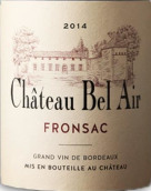 貝萊爾城堡干紅葡萄酒(Chateau Bel Air, Fronsac, France)