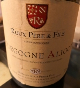 魯氏父子酒莊勃艮第阿里高特白葡萄酒(Domaine Roux Pere & Fils Bourgogne Aligote, Burgundy, France)