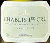La Chablisienne Vaillons, Chablis Premier Cru, France