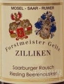 哲靈肯酒莊薩爾堡勞施雷司令逐粒精選甜白葡萄酒(Forstmeister Geltz-Zilliken Saarburger Rausch Riesling Beerenauslese, Mosel, Germany)