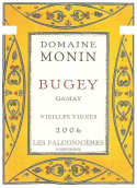 穆寧福甘尼爾干紅葡萄酒(Domaine Monin Falconniere, Bugey, France)