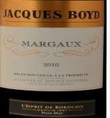 雅克·貝干紅葡萄酒(Jacques Boyd, Margaux, France)