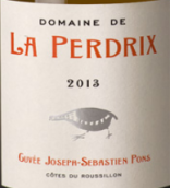 松雞酒莊JS-Pons混釀干白葡萄酒(Domaine De La Perdrix Cuvee Joseph-Sebastien Pons Blanc, Roussillon, France)