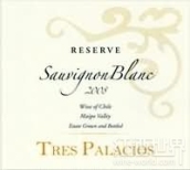 特雷斯帕拉西奧斯珍藏長相思干白葡萄酒(Tres Palacios Reserve Sauvignon Blanc, Maipo Valley, Chile)