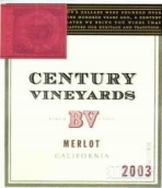 柏里欧世纪酒窖梅洛干红葡萄酒(Beaulieu Vineyard BV Century Cellars Merlot, California, USA)
