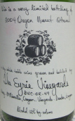 艾瑞奧托奈麝干白葡萄酒(The Eyrie Vineyards Muscat Ottonel, Willamette Valley, USA)