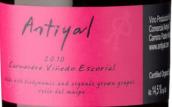 安提亞酒莊佳美娜紅葡萄酒(Antiyal Carmenere Vinedo Escorial, Maipo Valley, Chile)