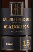 亨利克酒莊波爾15年馬德拉加強酒(Henriques & Henriques Boal 15 years, Madeira, Portugal)