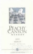 桃紅峽谷梅洛干紅葡萄酒(Peachy Canyon Merlot, Paso Robles, USA)