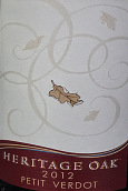 傳承橡木酒莊味而多干紅葡萄酒(Heritage Oak Petite Verdot,  Lodi, USA)