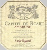 路易吉·里蓋蒂德羅阿里首相紅葡萄酒(Luigi Righetti Capitel De' Roari, Amarone della Valpolicella Classico DOCG, Italy)