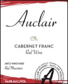 奧克萊爾酒莊品麗珠紅葡萄酒(Auclair?Winery Cabernet Franc, Washington, USA)