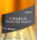 夏洛普薄若伊（夏布利一級(jí)園）白葡萄酒(Domaine Philippe Charlopin Beauroy, Chablis Premier Cru, France)