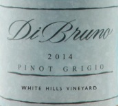 庫蘭酒莊迪布魯諾系列白谷園灰皮諾干白葡萄酒(D'Alfonso-Curran Wines Di Bruno White Hills Vineyard Pinot Grigio, Santa Barbara County, USA)