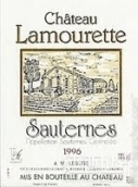 拉穆雷特酒莊甜白葡萄酒(Chateau Lamourette, Sauternes, France)