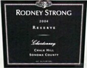 羅德尼斯特朗粉筆山珍藏霞多麗干白葡萄酒(Rodney Strong Chalk Hill Reserve Chardonnay, Sonoma County, USA)