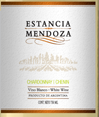 門多薩守護霞多麗白詩南干白葡萄酒(Estancia Mendoza Chardonnay-Chenin, Mendoza, Argentina)