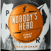 弗雷明汉酒庄无名英雄黑皮诺红葡萄酒(Framingham Nobody's Hero Pinot Noir, Marlborough, New Zealand)