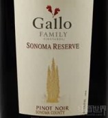 嘉露家族园索诺玛珍藏黑皮诺干红葡萄酒(Gallo Family Vineyards Sonoma Reserve Pinot Noir, Sonoma County, USA)