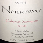 內(nèi)姆雷維爾酒莊 X·XIII赤霞珠干紅葡萄酒(Nemerever Vineyard X·XIII Cabernet Sauvignon, Oakville, USA)