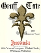 三河杰夫?泰特表演者干紅葡萄酒(Three Rivers Winery Geoff Tate Insania Red, Columbia Valley, USA)